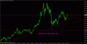 Gold Daily chart
